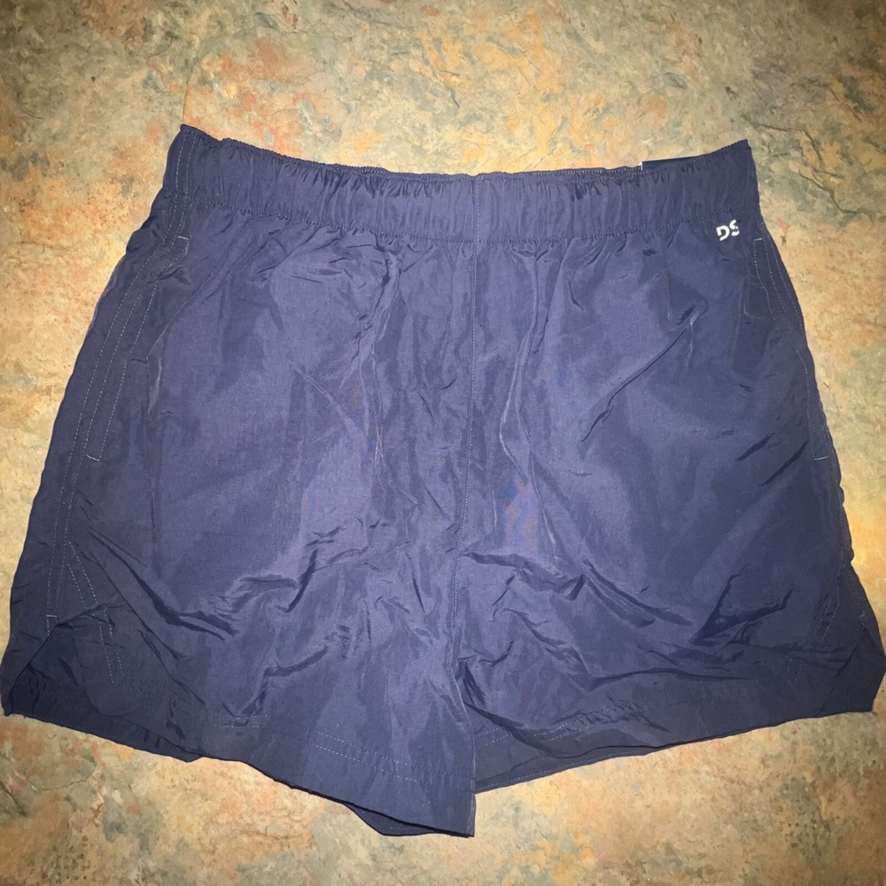 DSG Womens High-Rise Shorts, Size Medium, Navy Blue